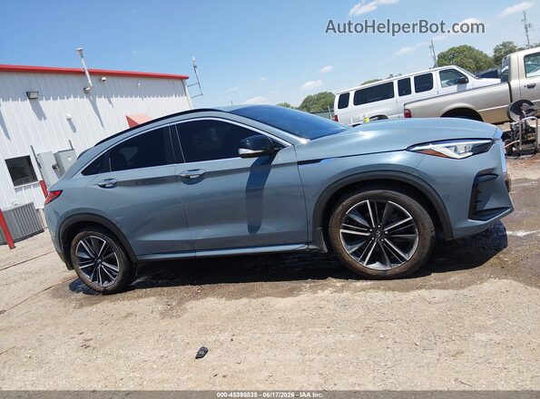 3PCAJ5L36NF106529 2022 INFINITI QX55 Light Blue Widok wnętrza z tyłu