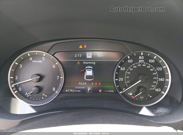 3PCAJ5L36NF106529 2022 INFINITI QX55 Light Blue Widok tylnych siedzeń