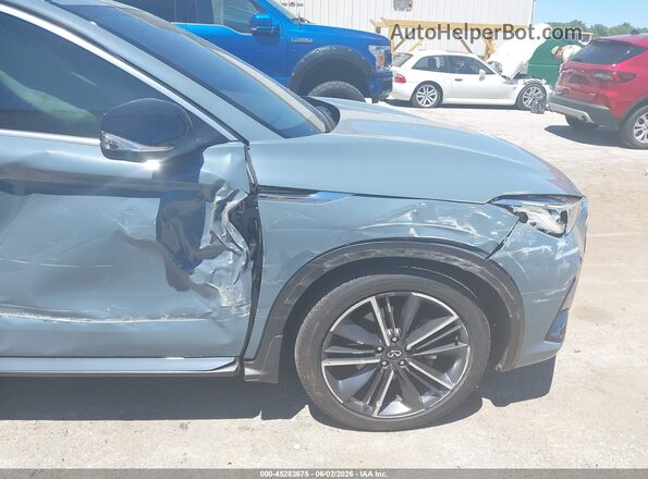 3PCAJ5LR2PF101822 2023 INFINITI QX55 Серебряный Вид спереди