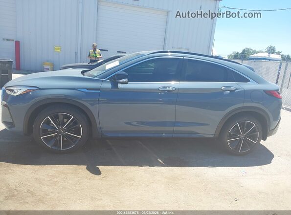 3PCAJ5LR2PF101822 2023 INFINITI QX55 Серебряный Панорамный вид салона 360°