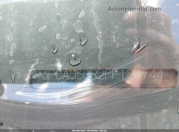3PCAJ5LR2PF124744 2023 INFINITI QX55 Gray Engine compartment view