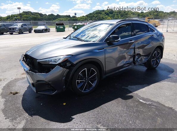 3PCAJ5LR2PF124744 2023 INFINITI QX55 Gray Front left