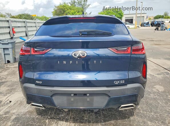3PCAJ5LR4RF110847 2024 INFINITI QX55 Blue Հետևի տեսք