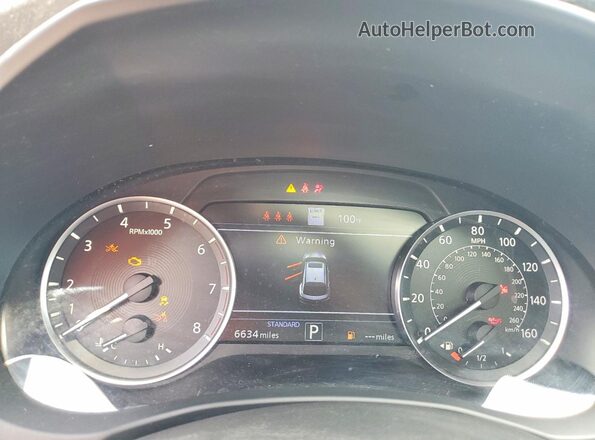 3PCAJ5LR4RF110847 2024 INFINITI QX55 Blue Սարքավորումների վահանակի տեսք