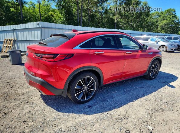 3PCAJ5LR9SF100711 2025 INFINITI QX55 Красный Задняя правая четверть