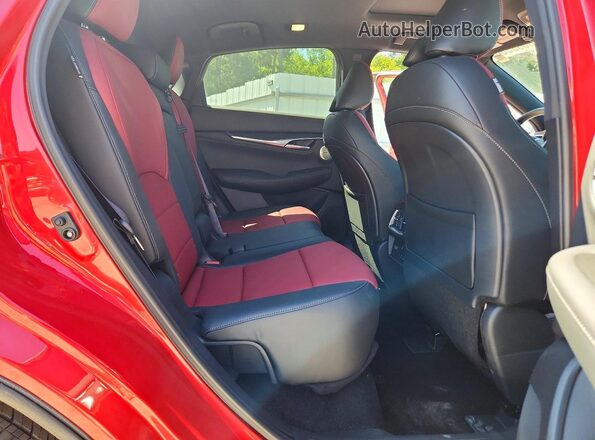 3PCAJ5LR9SF100711 2025 INFINITI QX55 Красный Вид задней части салона