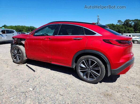 3PCAJ5LR9SF100711 2025 INFINITI QX55 Красный Задняя левая четверть