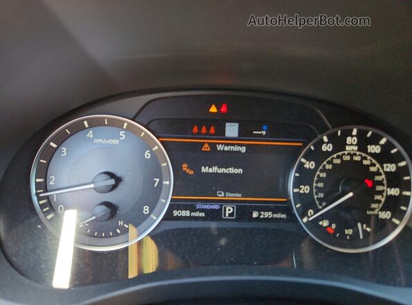 3PCAJ5LR9SF100711 2025 INFINITI QX55 Красный Вид щитка приборов