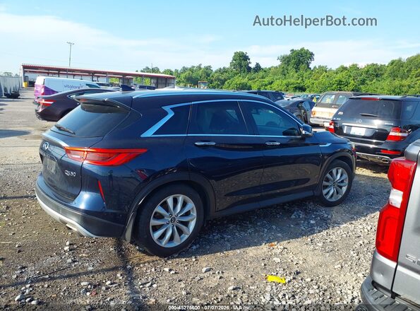 3PCAJ5M10KF118393 2019 INFINITI QX50 Blue უკანა სალონის ხედი