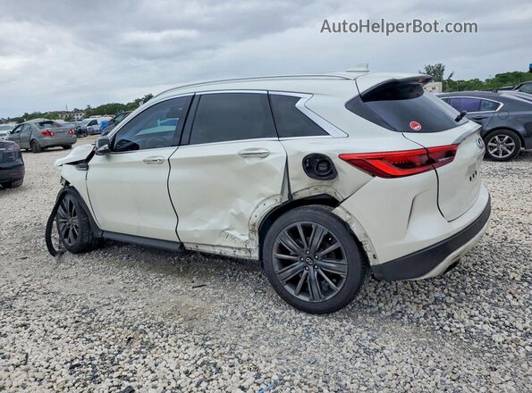 3PCAJ5M10LF111333 2020 INFINITI QX50 Белый Задняя левая четверть