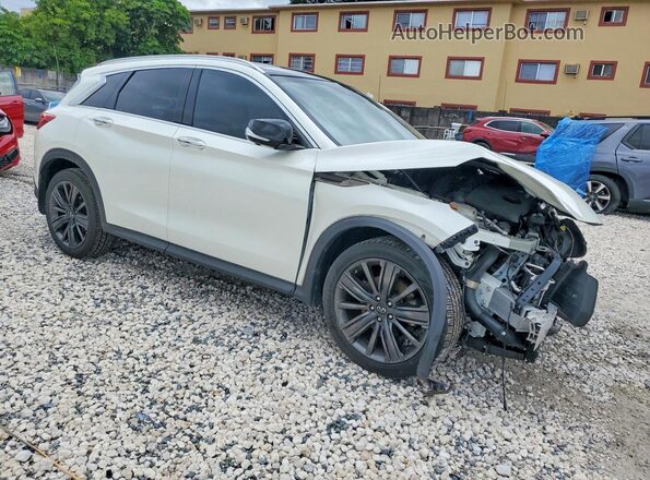 3PCAJ5M10LF111333 2020 INFINITI QX50 Белый Передняя правая четверть