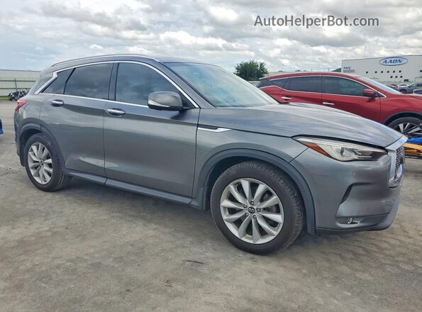 3PCAJ5M11KF106978 2019 INFINITI QX50 Серый Передняя правая четверть
