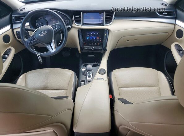 3PCAJ5M11KF106978 2019 INFINITI QX50 Серый Вид панели приборов