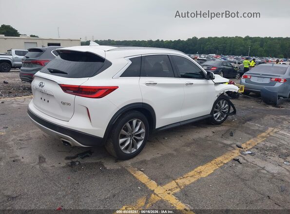 3PCAJ5M11LF119330 2020 INFINITI QX50 Белый Задняя правая четверть