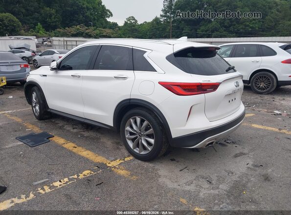 3PCAJ5M11LF119330 2020 INFINITI QX50 Белый Задняя левая четверть
