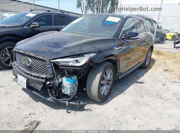 3PCAJ5M12KF133073 2019 INFINITI QX50 Black Передня ліва чверть