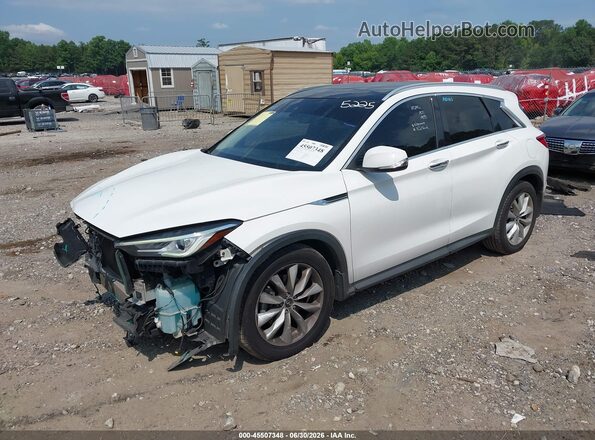 3PCAJ5M13KF125225 2019 INFINITI QX50 White Front left