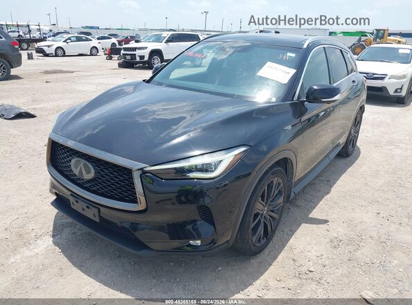 3PCAJ5M13LF108815 2020 INFINITI QX50 Black Передня ліва чверть