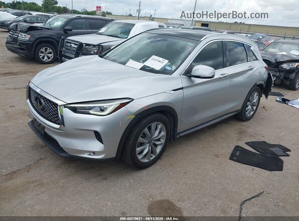 3PCAJ5M14LF103509 2020 INFINITI QX50 Gray Vista tres cuartos delantera izquierda