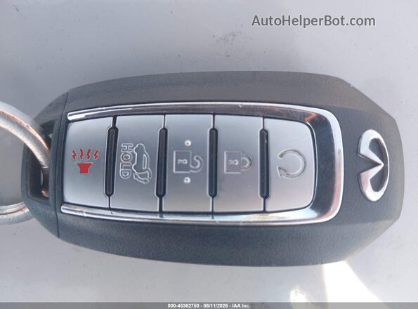 3PCAJ5M15LF102806 2020 INFINITI QX50 White Dashboard view