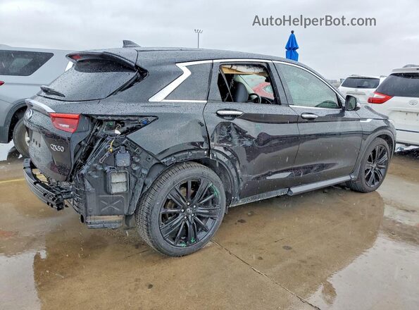 3PCAJ5M15LF106077 2020 INFINITI QX50 Black Հետևի աջ