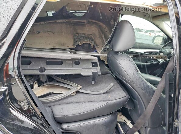 3PCAJ5M15LF106077 2020 INFINITI QX50 Black Սալոնի հետևի տեսք