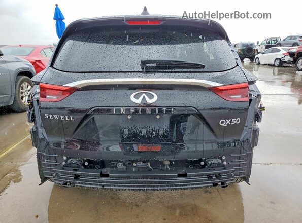3PCAJ5M15LF106077 2020 INFINITI QX50 Black Հետևի տեսք