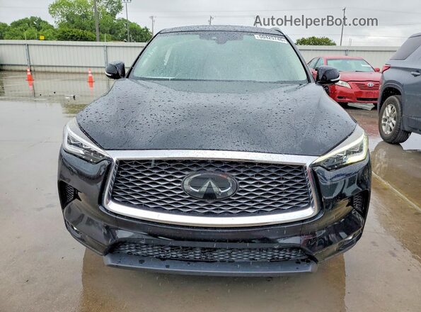 3PCAJ5M15LF106077 2020 INFINITI QX50 Black Դիմացի տեսք