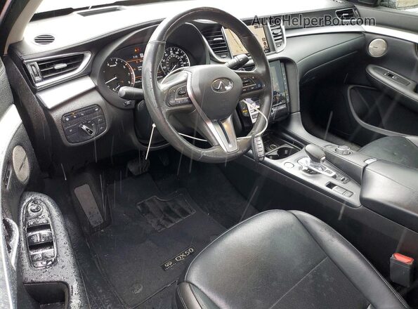 3PCAJ5M15LF106077 2020 INFINITI QX50 Black Առջևի վահանակի տեսք