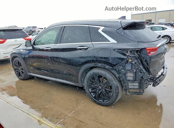 3PCAJ5M15LF106077 2020 INFINITI QX50 Black Հետևի ձախ