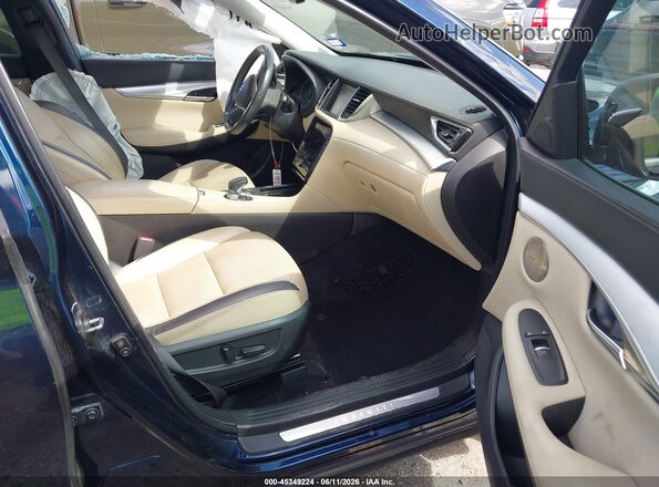3PCAJ5M17KF107889 2019 INFINITI QX50 Blue Vista interior delantera