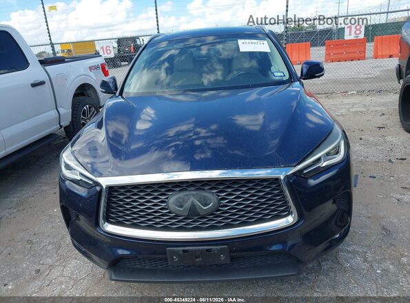 3PCAJ5M17KF107889 2019 INFINITI QX50 Blue Vista del cuadro de instrumentos