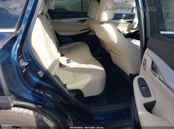 3PCAJ5M17KF107889 2019 INFINITI QX50 Blue Vista de la etiqueta del VIN