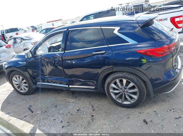 3PCAJ5M17KF107889 2019 INFINITI QX50 Blue Vista interior de 360 grados