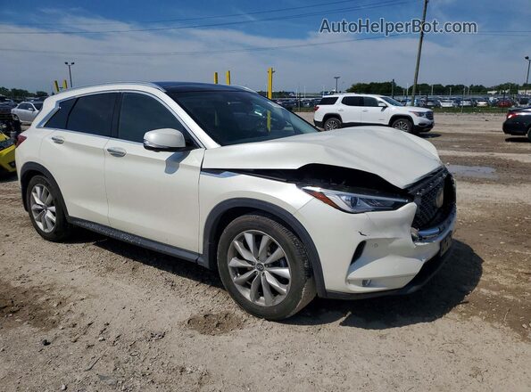 3PCAJ5M17KF118911 2019 INFINITI QX50 White Przód prawy