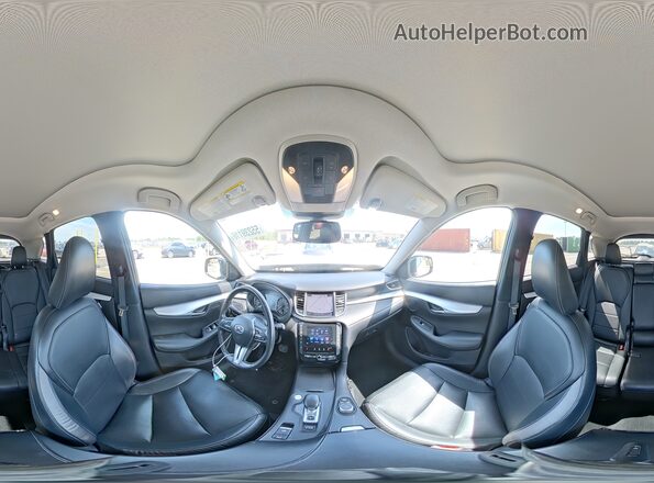 3PCAJ5M17KF118911 2019 INFINITI QX50 White Widok wnętrza 360 stopni