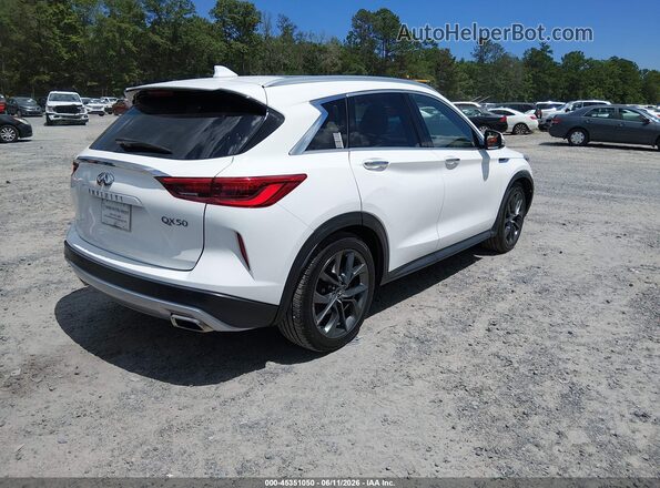3PCAJ5M17KF124451 2019 INFINITI QX50 White Tył prawy