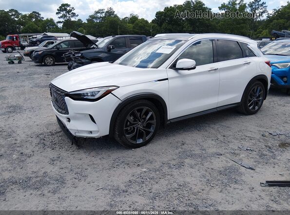 3PCAJ5M17KF124451 2019 INFINITI QX50 White Przód lewy