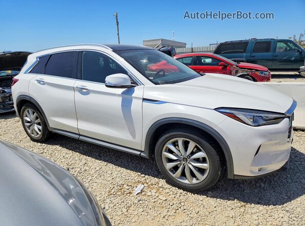 3PCAJ5M17KF126202 2019 INFINITI QX50 White წინა მარჯვენა