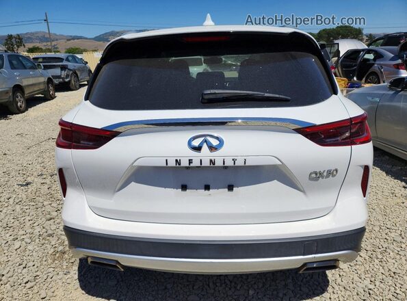 3PCAJ5M17KF126202 2019 INFINITI QX50 White უკანა ხედი