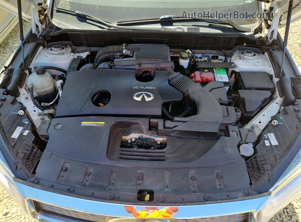 3PCAJ5M17KF126202 2019 INFINITI QX50 White ძრავის განყოფილების ხედი