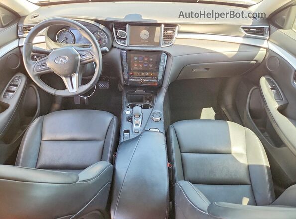 3PCAJ5M17KF126202 2019 INFINITI QX50 White წინა პანელის ხედი