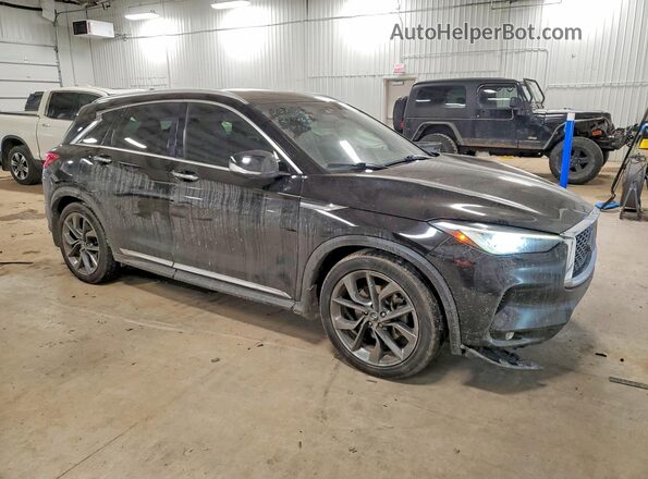 3PCAJ5M17KF137636 2019 INFINITI QX50 Black Przód prawy