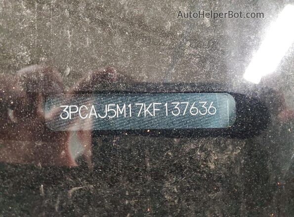 3PCAJ5M17KF137636 2019 INFINITI QX50 Black Widok naklejki z numerem VIN
