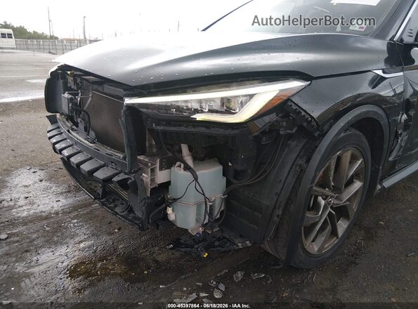 3PCAJ5M18KF100224 2019 INFINITI QX50 Black Դիմացի տեսք