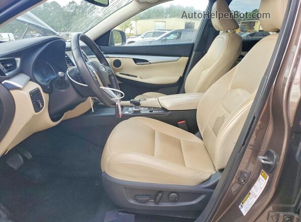 3PCAJ5M19KF126069 2019 INFINITI QX50 Brown Vista interior delantera