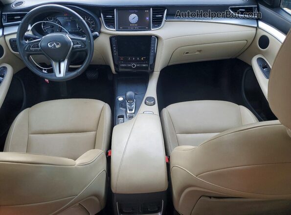 3PCAJ5M19KF126069 2019 INFINITI QX50 Brown Vista del salpicadero