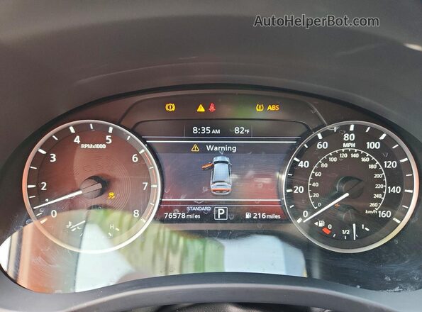 3PCAJ5M19KF130980 2019 INFINITI QX50 Белый Вид щитка приборов