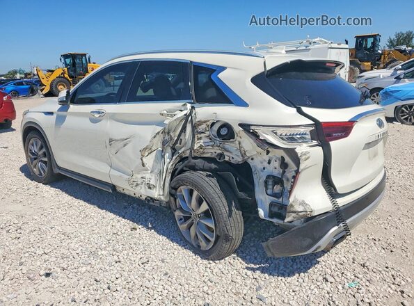 3PCAJ5M19KF130980 2019 INFINITI QX50 Белый Задняя левая четверть