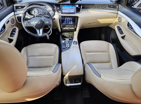 3PCAJ5M19KF130980 2019 INFINITI QX50 Белый Вид панели приборов